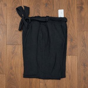 NWT {Evereve} linen tie-waist pants, L